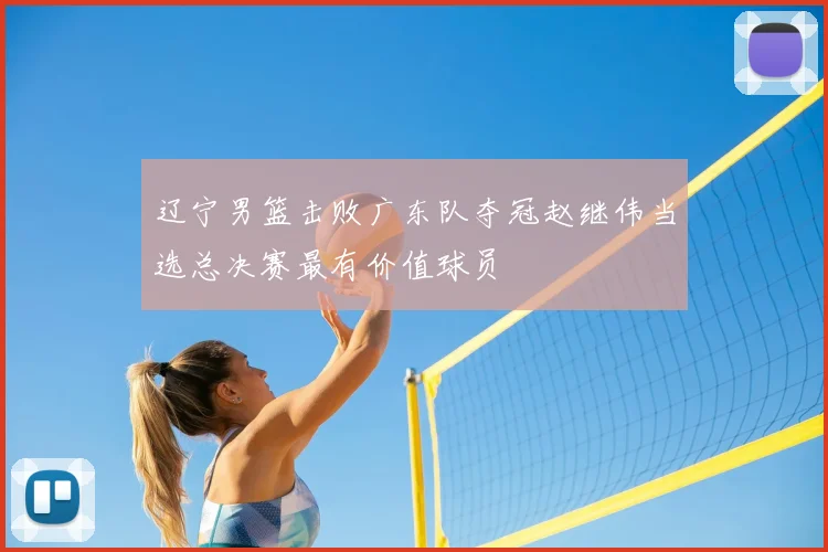 辽宁男篮击败广东队夺冠赵继伟当选总决赛最有价值球员