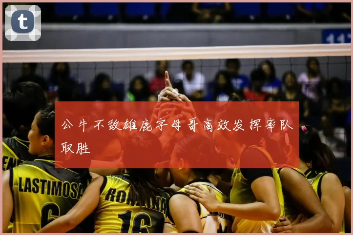 公牛不敌雄鹿字母哥高效发挥率队取胜