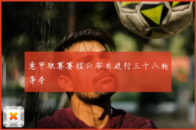 意甲联赛赛程公布共进行三十八轮争夺